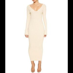 Naked Wardrobe Nude Dress - Size M